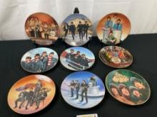 9 Vintage 1990s The Beatles Commemorative Plates by Delphi & Apple Corps Limited