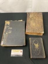 Antique German Holy Books, Catholic Hymn & Devotional Books, 1874, 1880