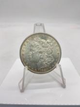 Antique silver morgan dollar coin 1880-S
