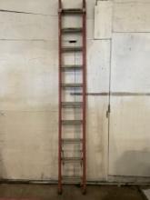 Louisville 20 ft. Fiberglass Extension Ladder with 300 lbs. Load Capacity