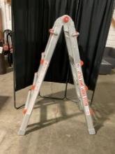 Little Giant Ladder System Adjustable height 9' Multi-locking Ladder w/ several functions