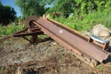 14' 6" Single Chain Conveyor w/Dr & Attached Catwalk