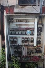 Electrical Cabinet w/300amp Breaker, 125amp Breaker