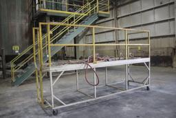 42" x 12' Elevated Catwalk on Caster Wheels