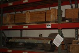 (4) Sections of Pallet Racking 42" x 8' x 12' T (4 Shelves)