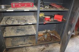 Steel, Lockable Storage Cabinets w/Contents