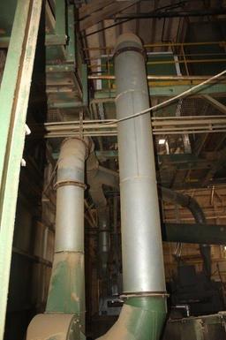 30hp Blower includes Intake & Outflow Pipe (used to cool refiner motor)