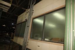 Elevated Control Room 13' W x 26' L w/Access Doors on Each End, 32' L Subfr