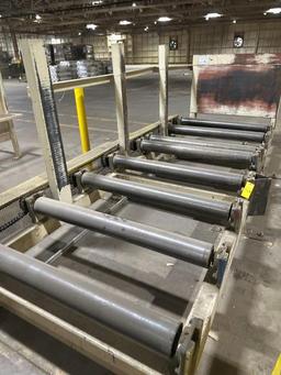 Rollcase 53" x 16' w/Bundle Stop, Elec Dr-Rolls are Positioned for Forklift