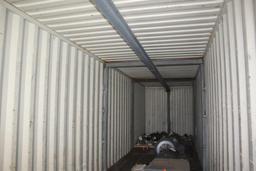 40' Shipping Container w/Overhead Track for Hoist