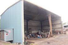 Steel Building 55' x 30' x 22' Eaves (Location:Shop)