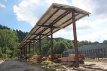 Steel T-Shed 21' x 228' x 24' Eaves
