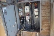 Electrical Control Box w/60amp Breaker, & (3) Motor Contactors