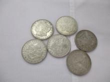 US Morgan Dollars all 1921 6 coins
