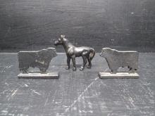 Collection Cast Iron Animal Figures