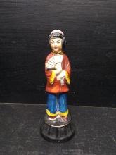 Hand painted Japan Figurine -Girl with Fan