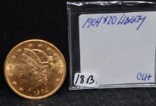 1904 $20 LIBERTY GOLD  COIN