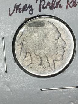 1913 D Type 1 Buffalo Nickel
