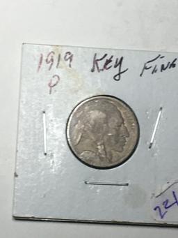 1919 P Buffalo Nickel