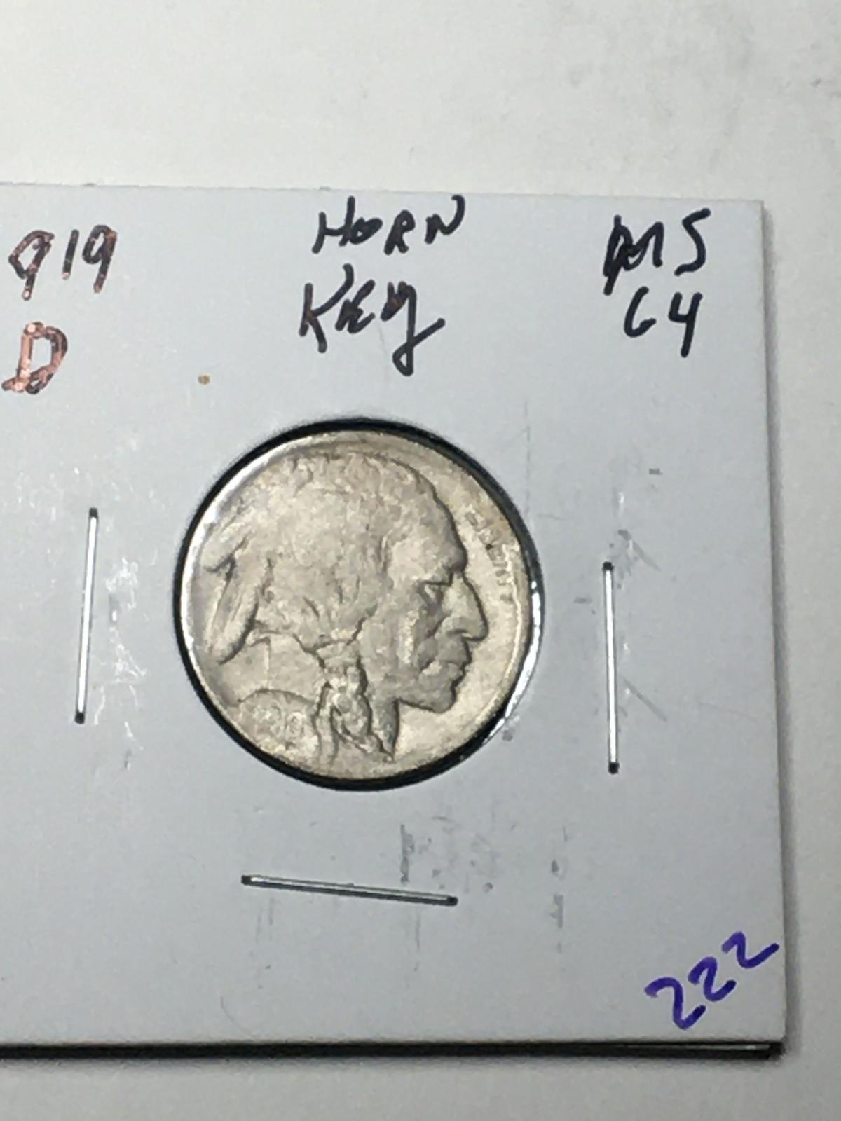 1919 D Buffalo Nickel