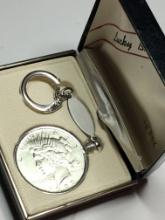 1923 P Peace Silver Dollar Key Chain