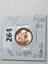 1964 P Lincoln Memorial Cent Coin 