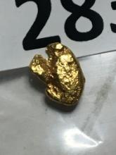 .391 Grams #6 Mesh Alaskan Natural Placer Gold Nugget 