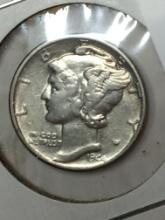 1944 P Silver Mercury Dime 