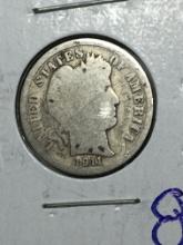 1911 P Barber Dime