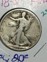 1918 S Walking Liberty Half Dollar
