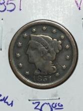 1851 Large Cent