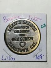 Lillies Saloon Brothel Token