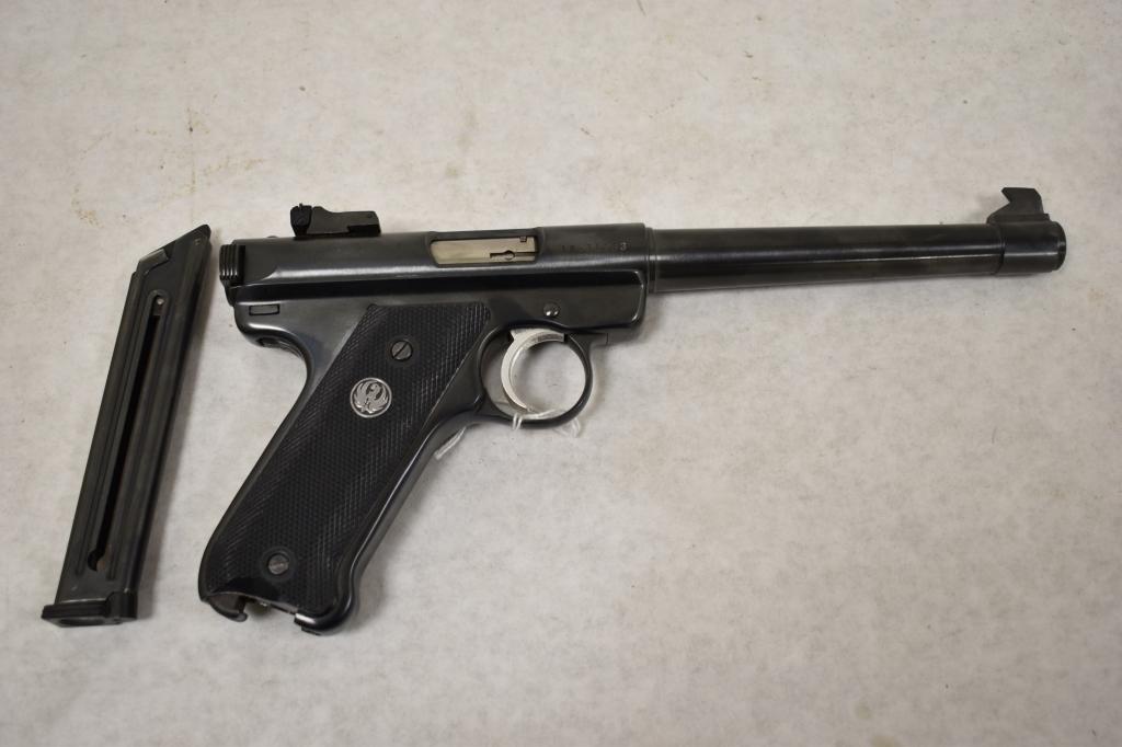 Gun. Ruger Mark II Target .22LR Pistol