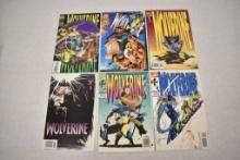 Six Marvel Wolverine Comics