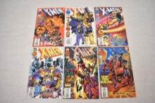 Six Marvel X-Men Deluxe Comics