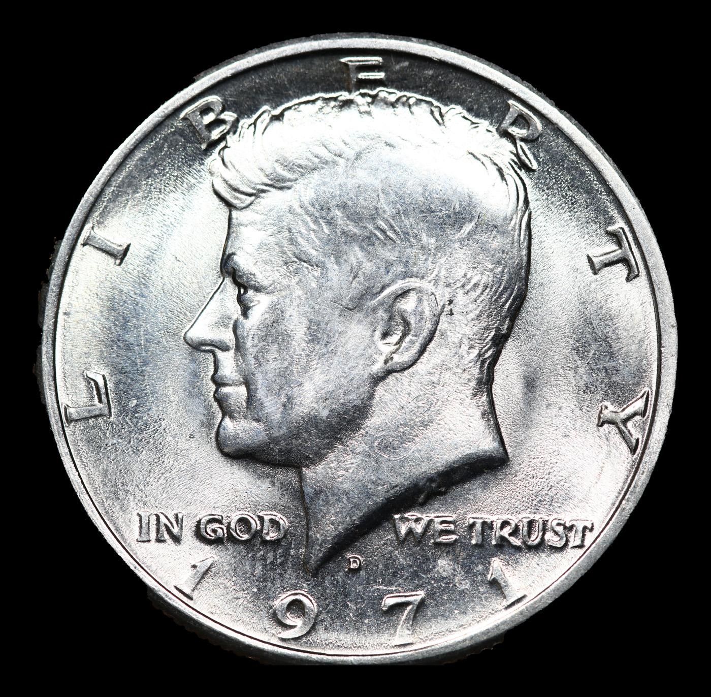 1971-d Kennedy Half Dollar 50c Grades GEM++ Unc