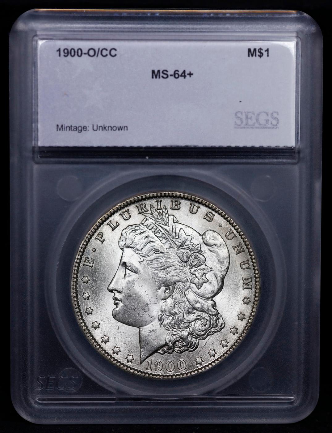 ***Auction Highlight*** 1900-o/cc Top 100 Morgan Dollar $1 Graded ms64+ BY SEGS (fc)