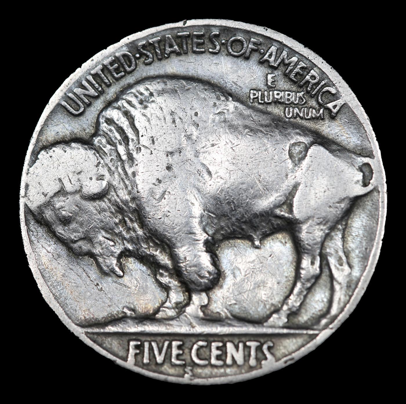 1920-s Buffalo Nickel 5c Grades vf++