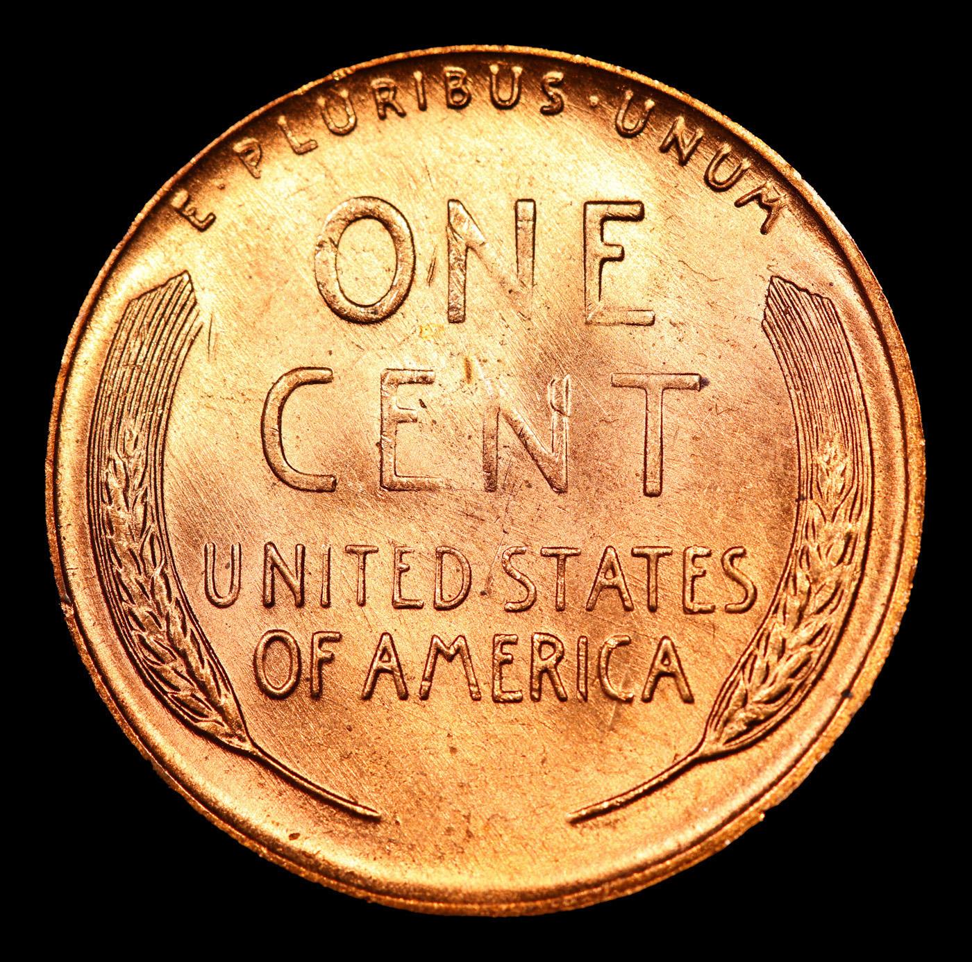 1957-d Lincoln Cent 1c Grades GEM++ RD