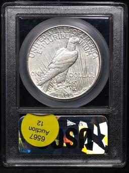 ***Auction Highlight*** 1921-p Peace Dollar 1 Graded Select Unc By USCG (fc)