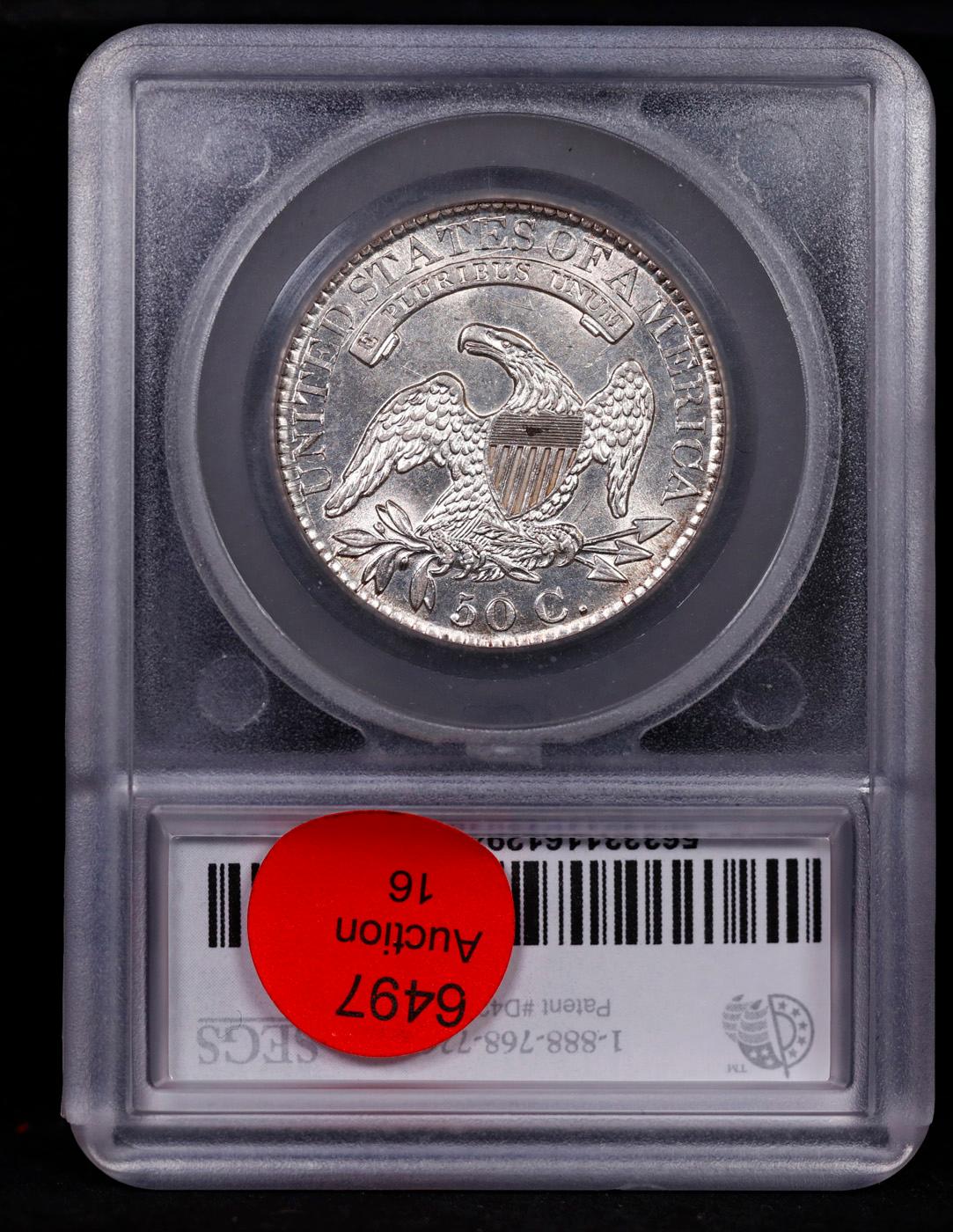 ***Auction Highlight*** 1826 Capped Bust Half Dollar O-108A 50c Graded ms63+ By SEGS (fc)