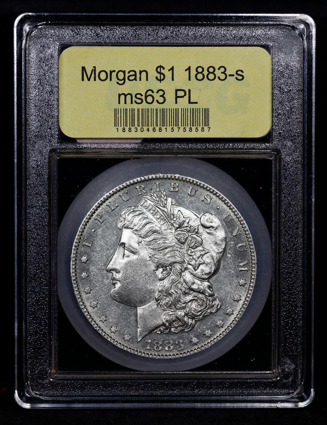 ***Auction Highlight*** 1883-s Morgan Dollar 1 Graded Select Unc PL By USCG (fc)