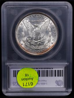***Auction Highlight*** 1886-p Morgan Dollar $1 Graded ms66+ BY SEGS (fc)
