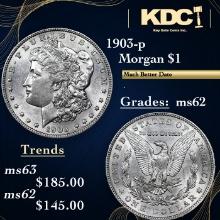 1903-p Morgan Dollar 1 Grades Select Unc