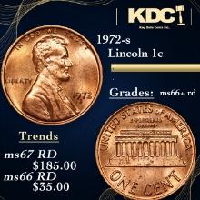 1972-s Lincoln Cent 1c Grades GEM++ RD