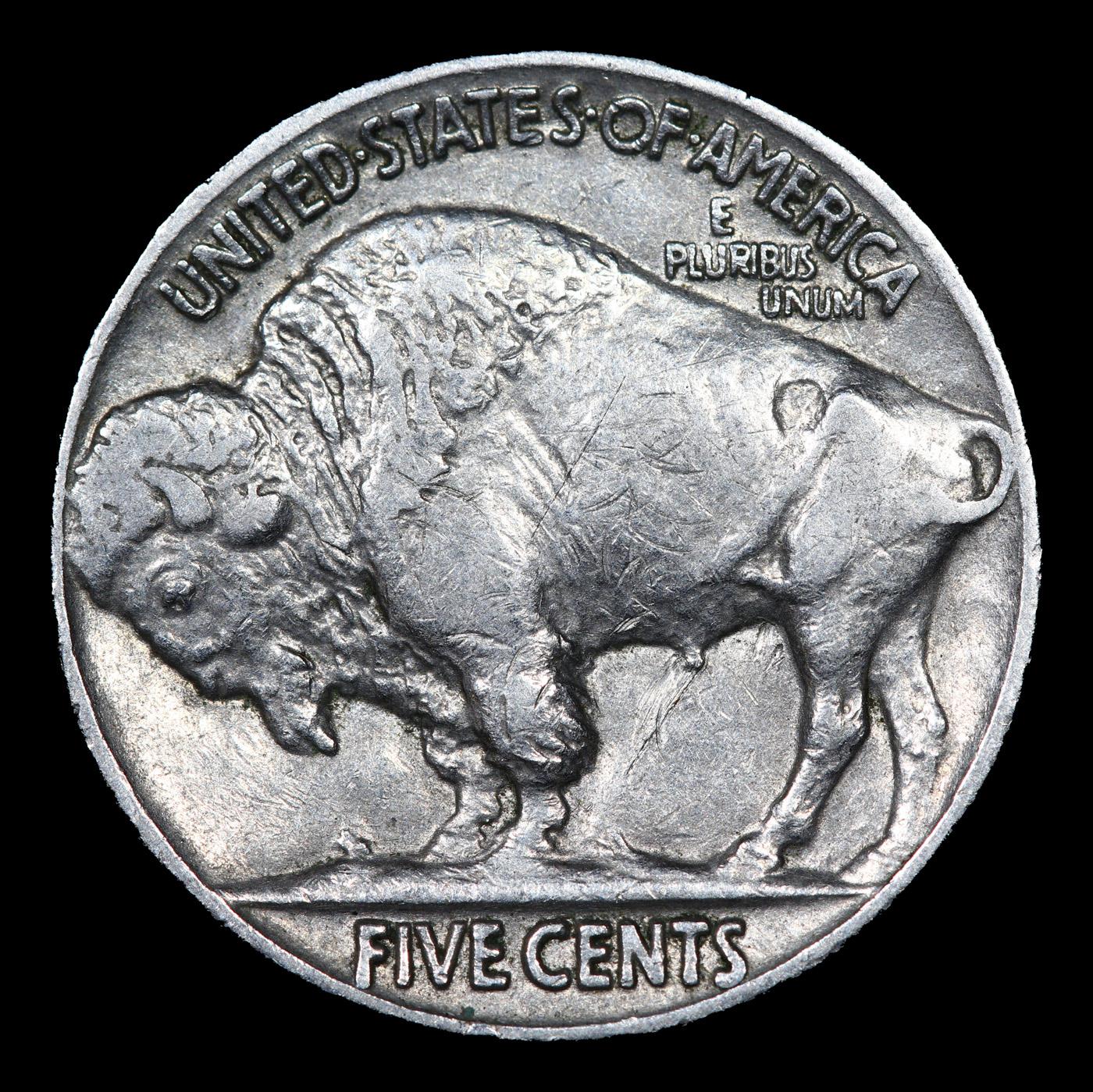 1937-p Buffalo Nickel 5c Grades Choice AU