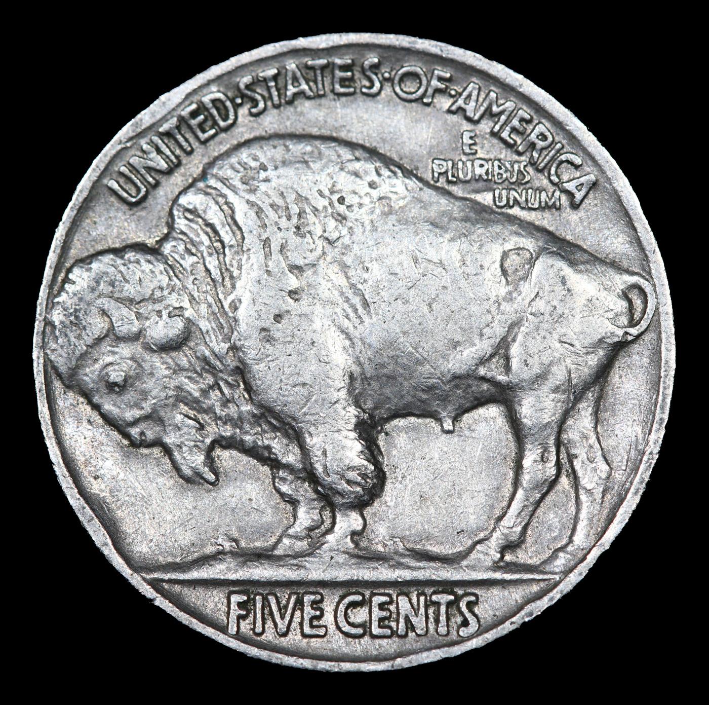 1935-p Buffalo Nickel 5c Grades Choice AU/BU Slider