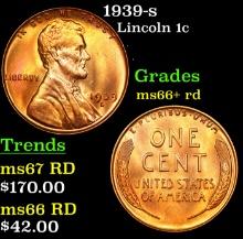 1939-s Lincoln Cent 1c Grades GEM++ RD