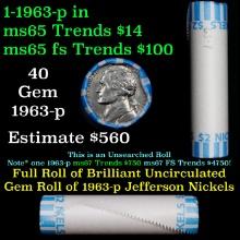 INSANITY The CRAZY Nickel Wheel 1000’s won so far, WIN this 1963-p BU Roll get 1-5 free OBW