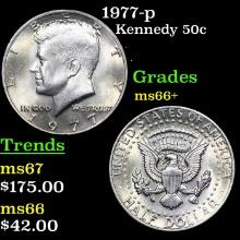 1977-p Kennedy Half Dollar 50c Grades GEM++ Unc